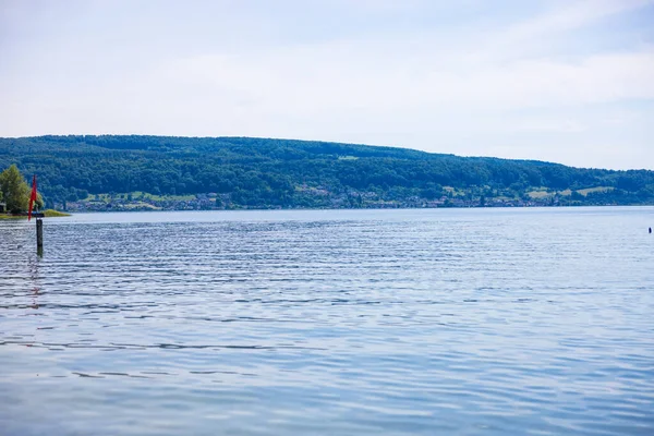 Uma Vista Deslumbrante Lago Constance Ilha Reichenau Alemanha — Fotografia de Stock