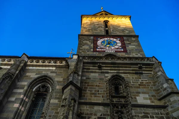 Gotický Černý Kostel Biserica Neagra Brasově Rumunsko — Stock fotografie