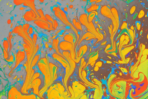 Nahaufnahme Einer Kunstvoll Gestalteten Granitfliese Horizontal — Stockfoto