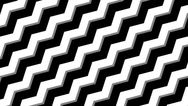 Abstrakter Geometrischer Hintergrund Mit Wellen — Stockvideo