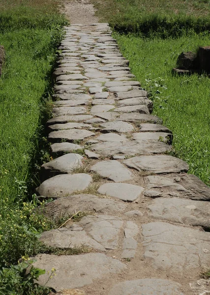 Old Street Way Road Italy Rome — Stock Photo, Image