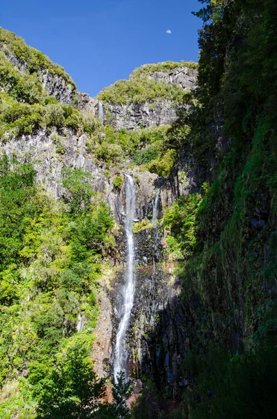 Ein Schöner Blick Auf Den Berühmten Lajeado Canyon Auf Madeira — Stockfoto