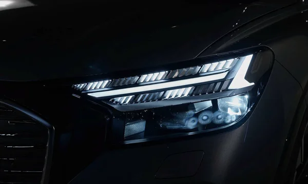 Ingolstad Alemanha Set 2021 Audi Tron Quattro Luxo Carro Exterior — Fotografia de Stock