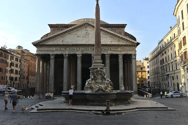 Rome Italy Sep 2019 Pantheon Rome Italy Former Roman Temple — Stock Photo, Image