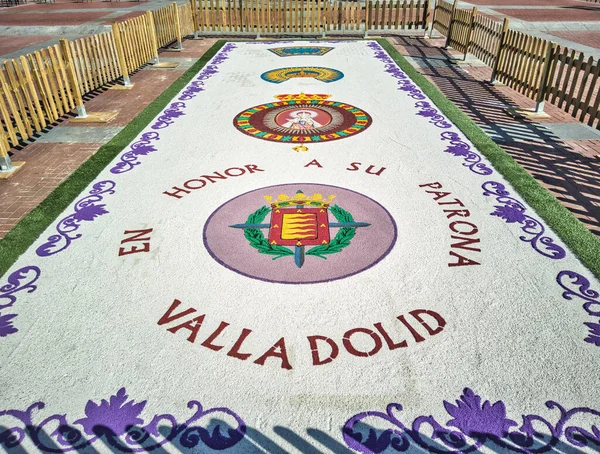 Valladolid Španělsko 2021 Dekorativní Jeviště Valladolid Zdobené Pro Hudební Přehlídky — Stock fotografie