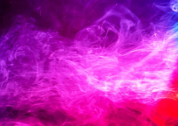 Eine Leere Szene Mit Glühend Rosa Und Blauem Rauch — Stockfoto