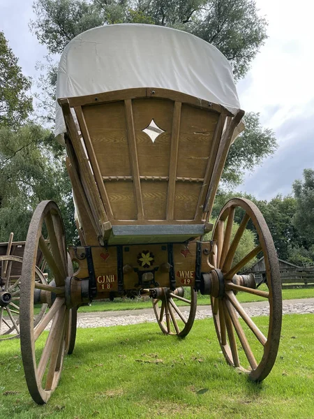 Achterhoek Países Baixos Agosto 2021 Uma Carruagem Vintage Museu Livre — Fotografia de Stock