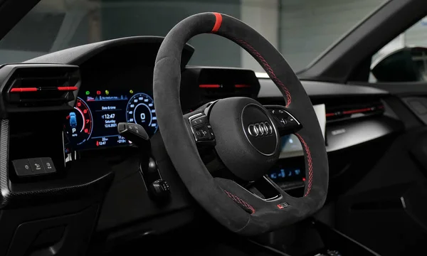 Ingolstadt Duitsland September 2021 Audi Luxe Comfortabel Modern Interieur Ideaal — Stockfoto