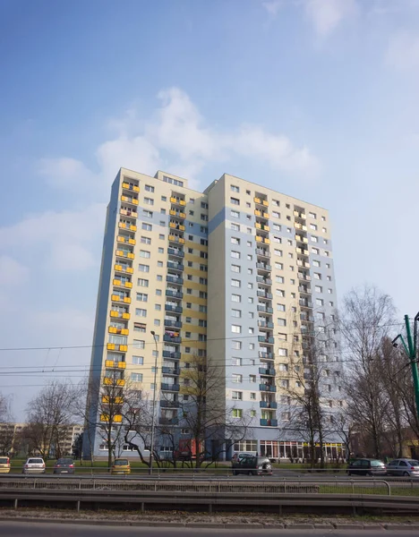 Poznan Poland Mar 2015 High Rise Apartment Building Poznan Poland — Stock Photo, Image