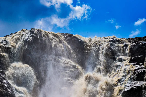 Krásný Záběr Vodopády Kuntala Indii — Stock fotografie