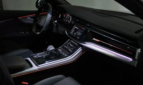 Ingolstadt Německo 2021 Audi Mansory Luxusní Pohodlný Moderní Interiér Vozu — Stock fotografie