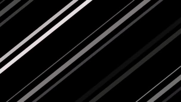 Black White Background Stripes — Stock Video