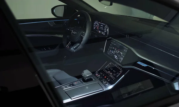 Ingolstadt Duitsland September 2021 Audi Luxueus Comfortabel Modern Interieur Ideaal — Stockfoto