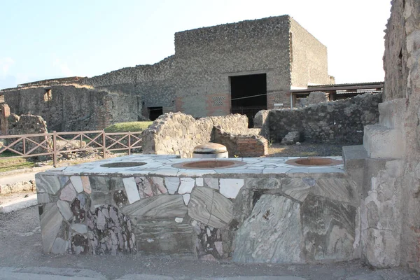 Het Forum Pompeii Italië — Stockfoto