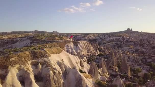 Живописный Вид Древние Руины Каппечии Турция — стоковое видео
