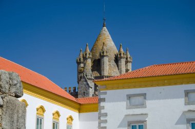 An old monastery in Evora, Portugal clipart