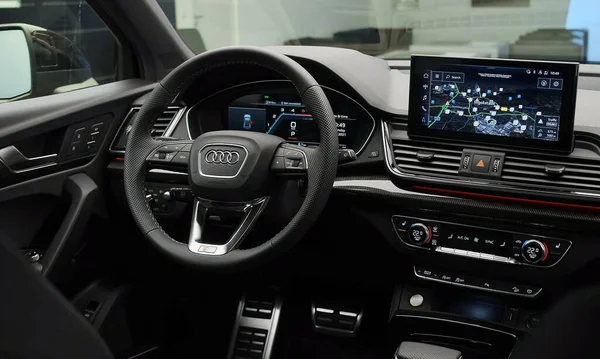 Ingolstadt Niemcy Września 2021 Audi Sportback Luksusowe Wygodne Nowoczesne Wnętrze — Zdjęcie stockowe