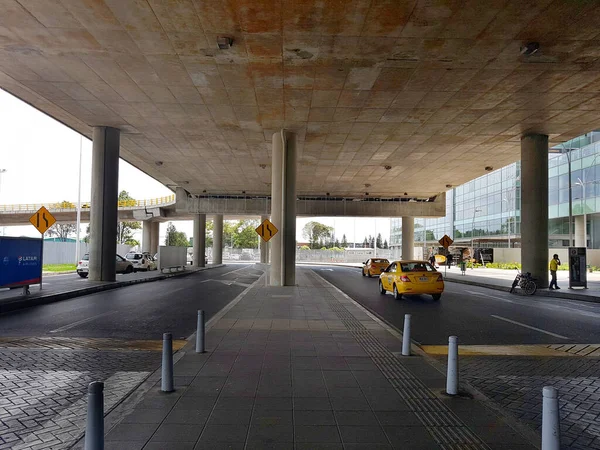 Bogota Colombia Mar 2018 Closeup Shot Dorado Airport Parking Lot — Stock Photo, Image
