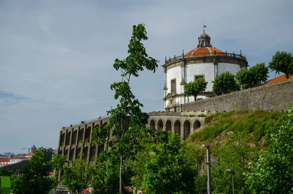 Malowniczy Mosteiro Serra Pilar Porto Portugalia — Zdjęcie stockowe