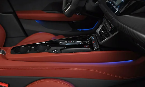Ingolstadt Německo 2021 Audi Tron Luxusní Pohodlný Moderní Interiér Vozu — Stock fotografie