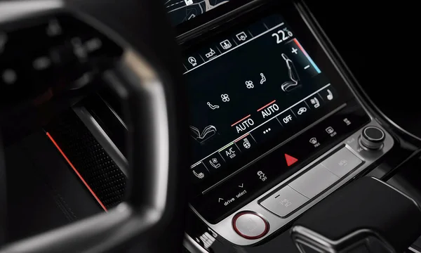 Ingolstadt Alemanha Setembro 2021 Audi Luxo Confortável Moderno Interior Carro — Fotografia de Stock