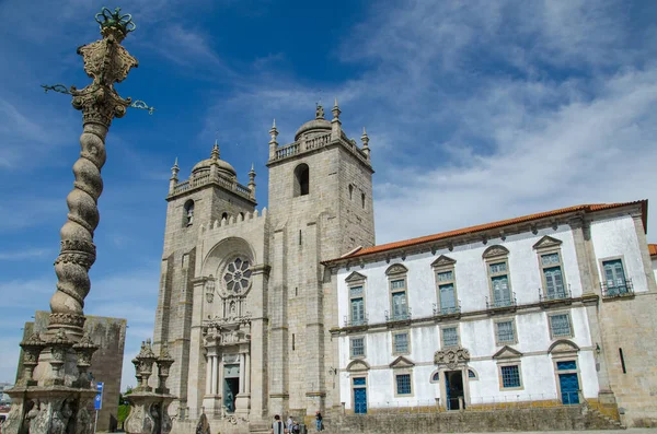 Histórica Catedral Porto Portugal — Fotografia de Stock