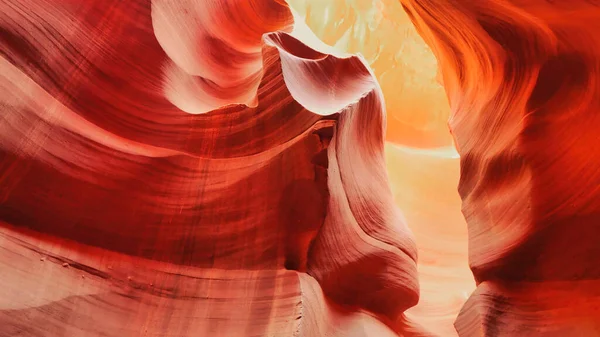 Скручені Стіни Пісковику Знаменитому Каньйоні Антілопа Штат Аризона Сша — стокове фото