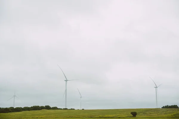 Molinos Viento Větrné Mlýny Pro Eolickou Energii Severním Španělsku — Stock fotografie