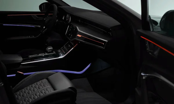 Ingolstadt Německo 2021 Audi Avant Mansory Luxusní Pohodlný Moderní Interiér — Stock fotografie