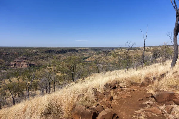 Caminho Pedestre Vista Panorâmica Porcupine Gorge Queensland Austrália — Fotografia de Stock