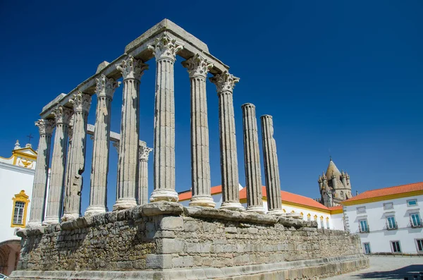 Templo Romano Évora Templo Diana Templo Antigo Cidade Portuguesa Évora — Fotografia de Stock