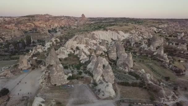 土耳其Cappadocia古代遗址景观 — 图库视频影像