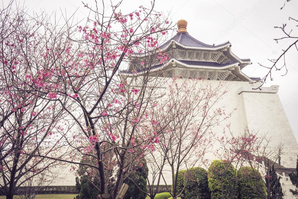 Resultado de imagem para cerejeiras em Memorial de Chiang Kai-Shek