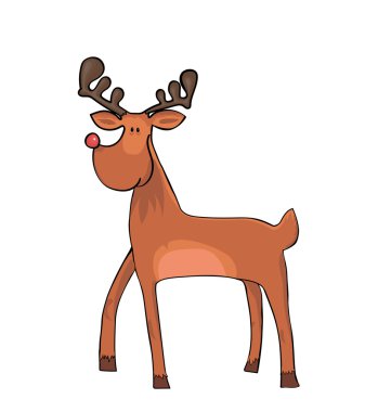 Yeni yıl Rudolph Ren geyiği