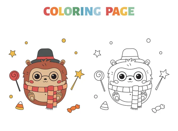 Desenhos para colorir assustadores Kawaii de Halloween · Creative