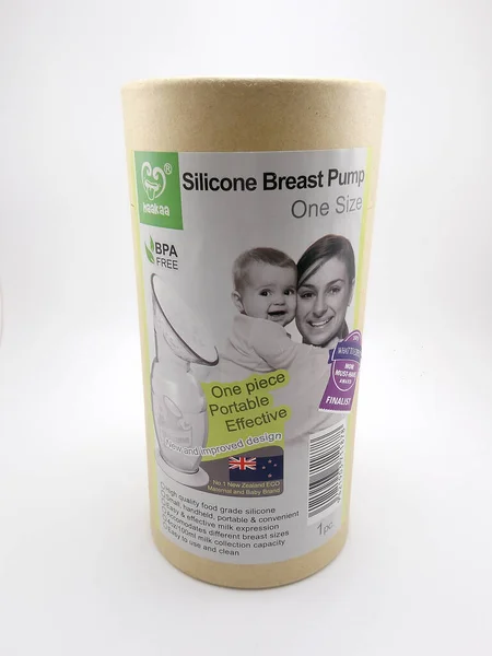 MANILA, PH - 17 Ekim 2020 'de Manila, Filipinler' de Haakaa silikon göğüs pompası.