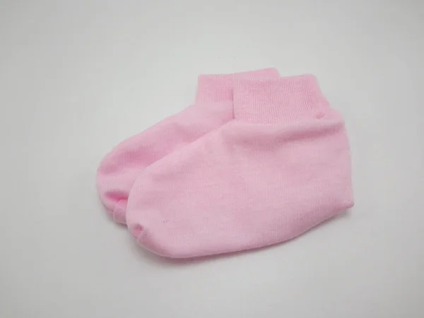 Pair Baby Socks Feet — Stock Photo, Image