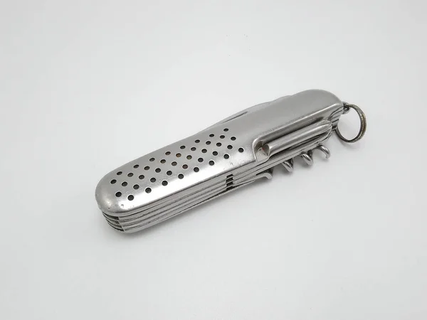 Stainless Steel Multi Purpose Pocket Knife — Stock Photo, Image