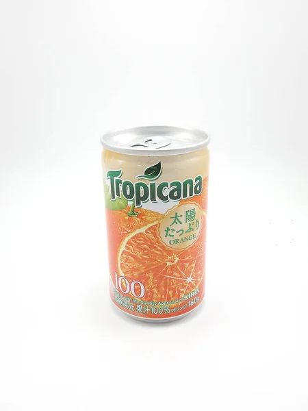 Manila Oct Tropicana Orange Juice Can October 2020 Manila Philippines — Stock Photo, Image