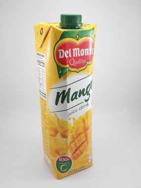 MANILA, PH - OCT 5 - Del monte mango suyu 5 Ekim 2020, Manila, Filipinler.