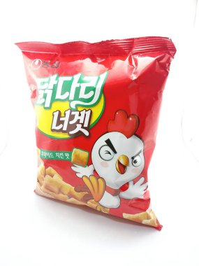 MANILA, PH - OCT 5 - Nongshim tavuk çerezi 5 Ekim 2020 'de Manila, Filipinler' de.