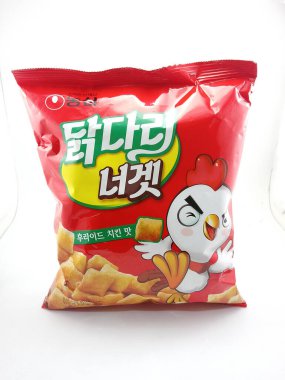 MANILA, PH - OCT 5 - Nongshim tavuk çerezi 5 Ekim 2020 'de Manila, Filipinler' de.