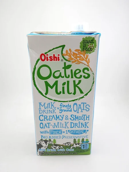 Manila Oct Oishi Oaties Milk Жовтня 2020 Року Манілі Філіппіни — стокове фото