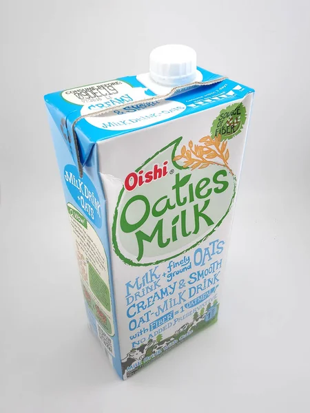 Manila Oct Oishi Oaties Milk Жовтня 2020 Року Манілі Філіппіни — стокове фото