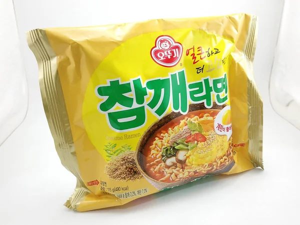 Manila Oct Sesame Ramen Noodles Philippines 2020 필리핀 마닐라 — 스톡 사진