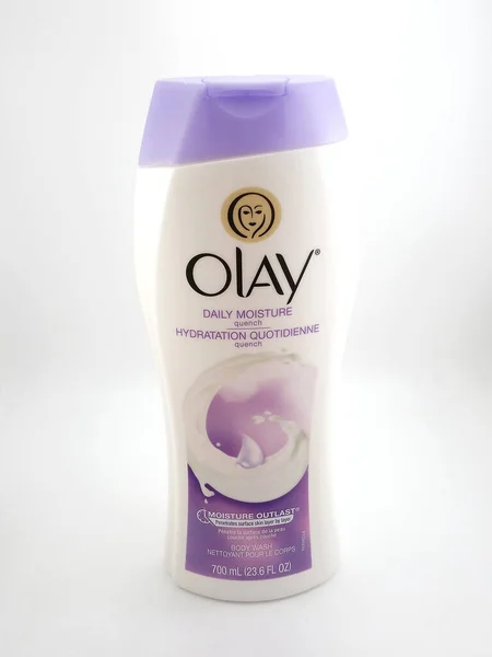 Manila Oct Olay Umidade Diária Extinguir Lavagem Corporal Outubro 2020 — Fotografia de Stock