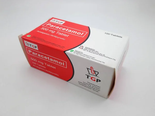 Manila Oct Tgp Generics Pharmacy Paracetamol Tablet Box Octubre 2020 —  Fotos de Stock