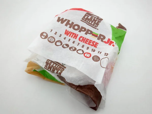 Manila Oct Burger King Whopper Cheese October 2020 Manila Fülöp — Stock Fotó