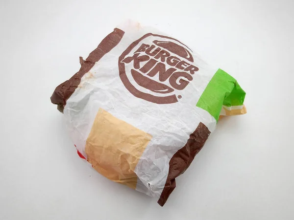 Manila Oct Burger King Whopper Cheese October 2020 Manila Fülöp — Stock Fotó