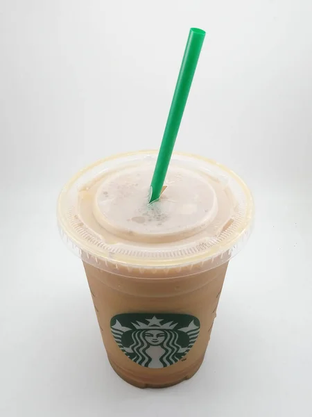 Manila Oct Starbucks Minuman Kopi Pada Oktober 2020 Manila Filipina — Stok Foto